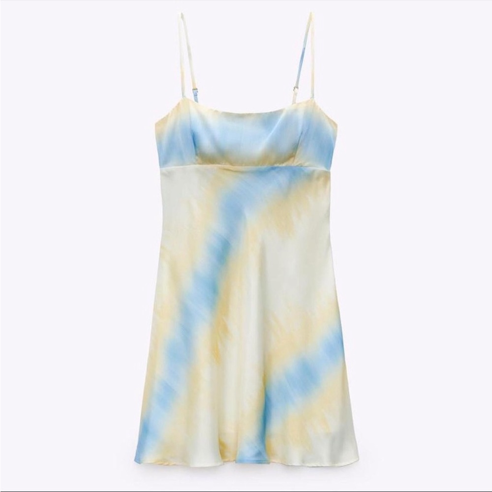 Zara Tie-Dye Babydoll Dress